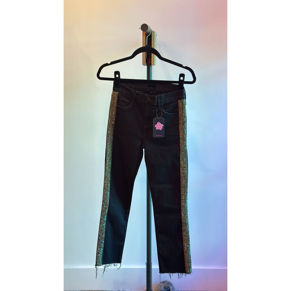 Mother the Rascal Ankle Fray Jeans in Guilty Flush 26/XS NWOT - Picture 4 of 4